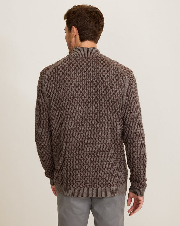 Tommy Bahama Cross Cable Button-Neck Sweater | Cordial