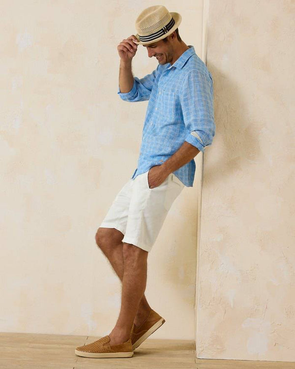 Tommy Bahama Beach Coast Linen-Blend Flat-Front 10-Inch Shorts | Continental - Caswell's Fine Menswear