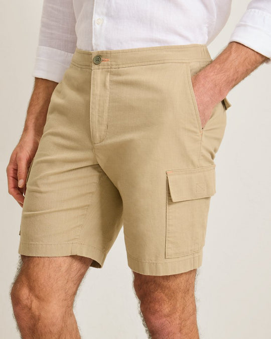 Tommy Bahama Linen In Paradise Cargo 9-Inch Shorts | Chinchilla
