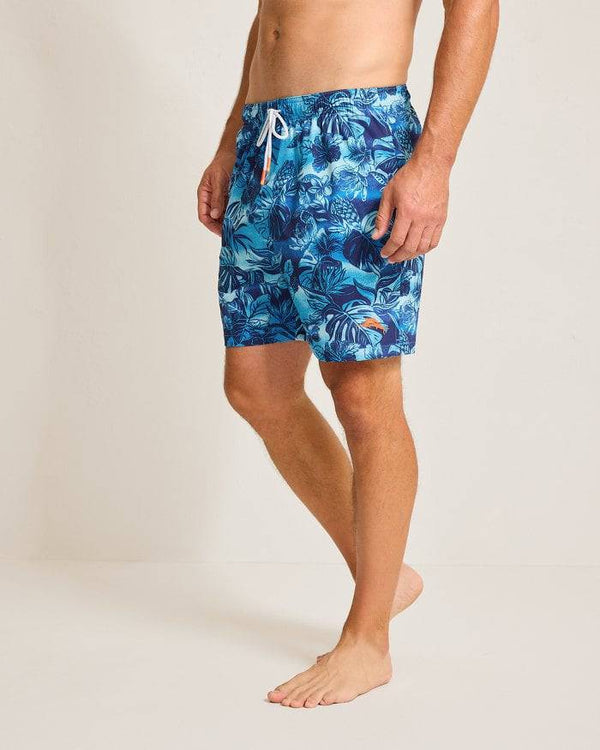 Tommy Bahama Naples Ocean Escape 6-Inch Swim Trunks | Eclipse - Caswell's Fine Menswear