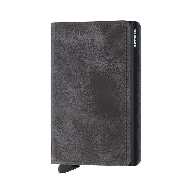 Secrid Slimwallet Vintage Grey/Black - Caswell's Fine Menswear