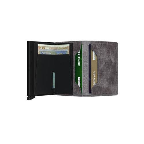 Secrid Slimwallet Vintage Grey/Black - Caswell's Fine Menswear