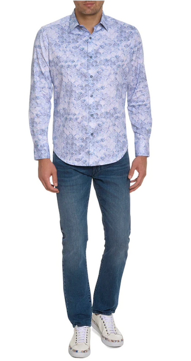 Seaport Shirt Long Sleeve, Multi - Caswell's Fine Menswear