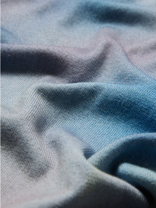 Spray Dye Sweater, Dutch Blue - Caswell's Fine Menswear