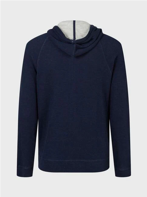 Plaited Hoody, Pacific Blue - Caswell's Fine Menswear