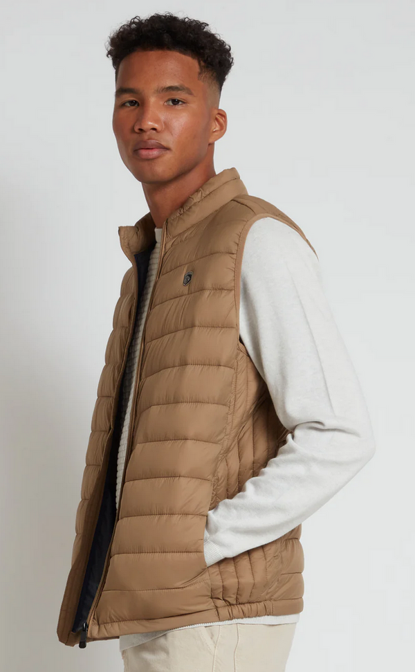 Packable Ultra Lightweight Vest, Wheat - Caswell's Fine Menswear