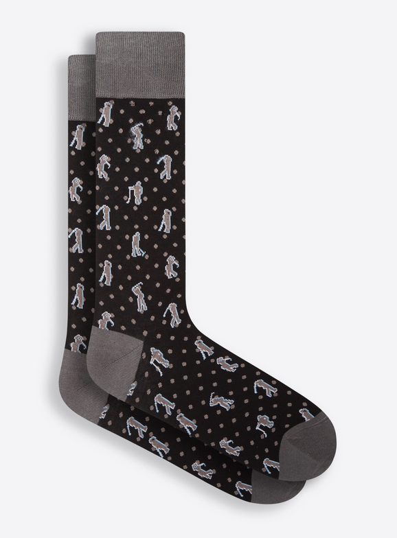 Bugatchi Socks, Black - Caswell's Fine Menswear