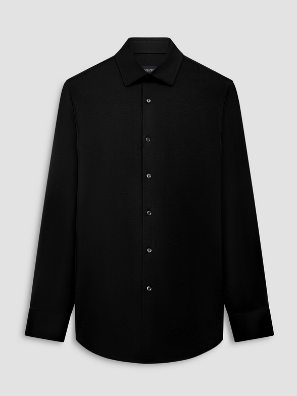 Bugatchi Ooohcotton Shirt James, Black - Caswell's Fine Menswear