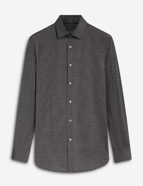 Bugatchi Ooohcotton James Shirt, Black - Caswell's Fine Menswear