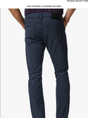 34 Heritage Cool Tapered Leg Pants In Navy CoolMax - Caswell's Fine Menswear