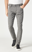 Mavi Jake Slim Leg Check Fancy, Light Grey - Caswell's Fine Menswear