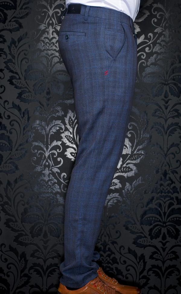 Au Noir Pants Beretta Belmondo, Indigo - Caswell's Fine Menswear