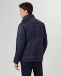 Bugatchi Quilted Three Quarter Jacket, Navy - Caswell's Fine Menswear