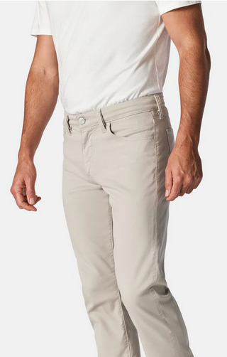 34 Heritage Cool Tapered Leg Pants In Oyster Summer Coolmax - Caswell's Fine Menswear
