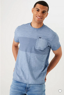 Garcia T-Shirt in Dusty Blue - Caswell's Fine Menswear