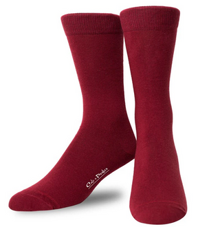 Cole & Parker Socks | Burgandy - Caswell's Fine Menswear