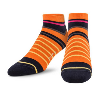 Cole & Parker Ankle Socks | Orange - Caswell's Fine Menswear
