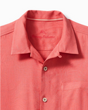 Tommy Bahama Tropic Isles Silk Camp Shirt | Pure Coral - Caswell's Fine Menswear