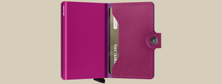Secrid Mini Wallet Crisple | Fushia - Caswell's Fine Menswear