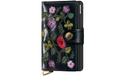 Secrid Premium Miniwallet Stitch Floral | Black - Caswell's Fine Menswear