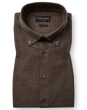 Brunn & Stengade Muriel Casual Modern Fit Shirt | Brown - Caswell's Fine Menswear