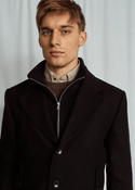 Brunn & Stengade Kodiak Regular Fit Coat | Black - Caswell's Fine Menswear