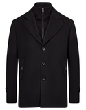 Brunn & Stengade Kodiak Regular Fit Coat | Black - Caswell's Fine Menswear