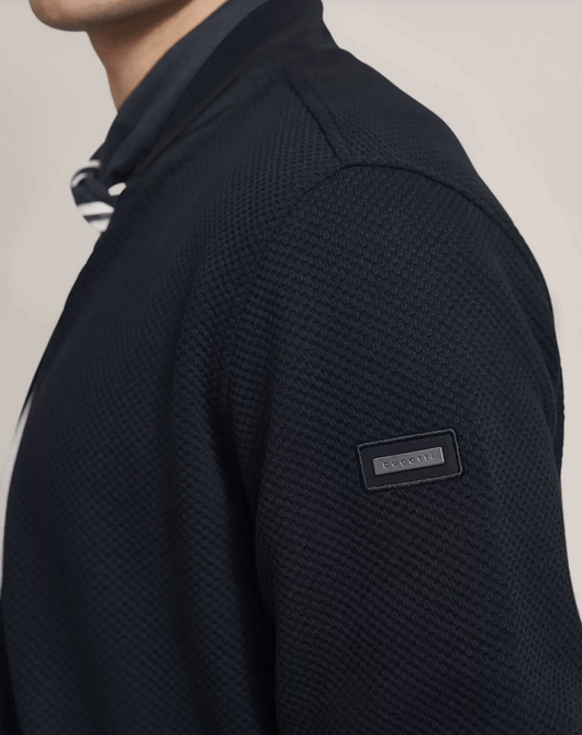 Bugatti Knit Full Zip | Navy - Caswell's Fine Menswear