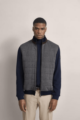 Bugatti Full Zip Knit | Navy - Caswell's Fine Menswear