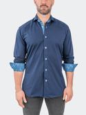 Maceoo Einstein Stretch Solid Optical | Navy - Caswell's Fine Menswear