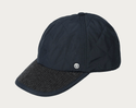 Bugatti Baseball Bap in Quilted Look with Ear Flaps | Navy - Caswell's Fine Menswear