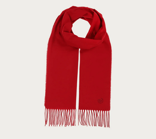 Bugatti Cashmink Scarf - Made in Germany | Red - Caswell's Fine Menswear