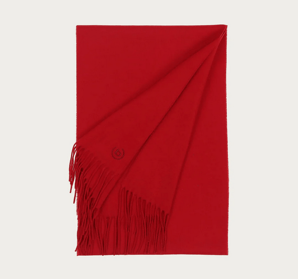 Bugatti Cashmink Scarf - Made in Germany | Red - Caswell's Fine Menswear