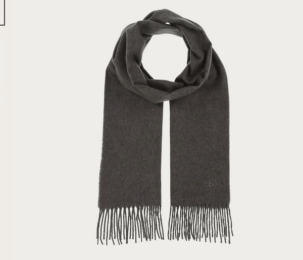 Bugatti Cashmink Scarf - Made in Germany | Gray - Caswell's Fine Menswear