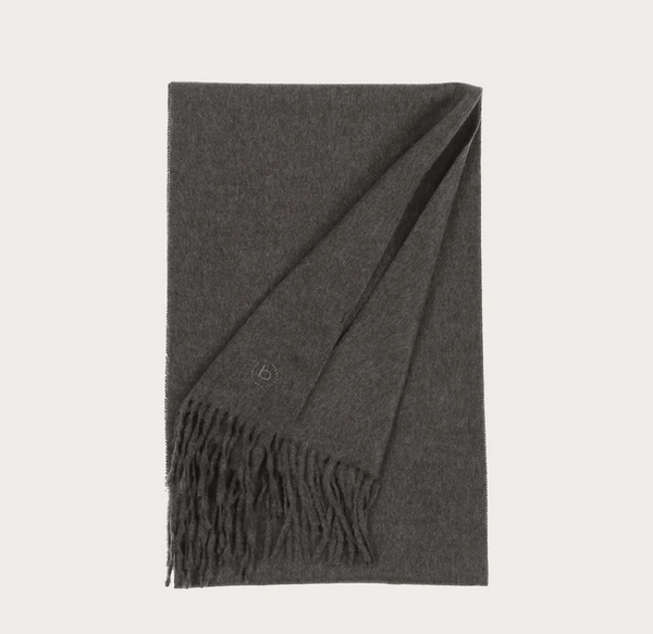 Bugatti Cashmink Scarf - Made in Germany | Gray - Caswell's Fine Menswear