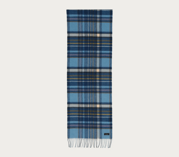 Bugatti Cashmink Scarf - Made in Germany | Blue - Caswell's Fine Menswear
