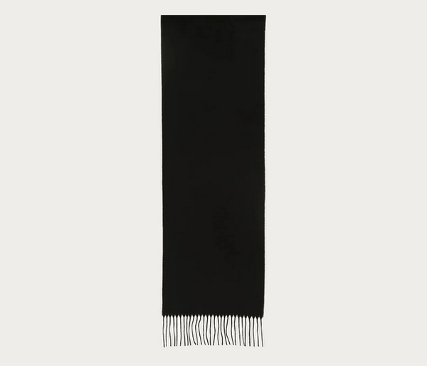 Bugatti Cashmink Scarf - Made in Germany | Black - Caswell's Fine Menswear