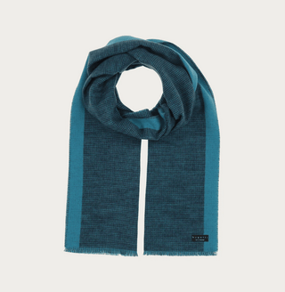 Bugatti Cashmink Scarf - Made in Germany | Teal/Navy - Caswell's Fine Menswear