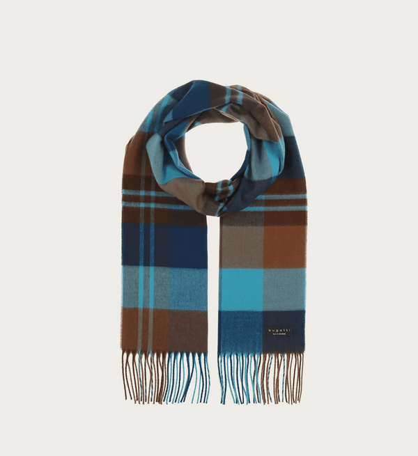 Bugatti Cashmink Scarf - Made in Germany | Teal - Caswell's Fine Menswear