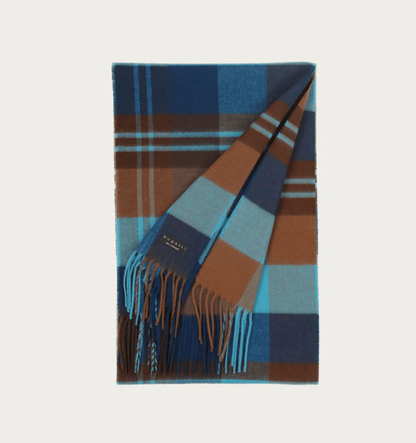 Bugatti Cashmink Scarf - Made in Germany | Teal - Caswell's Fine Menswear