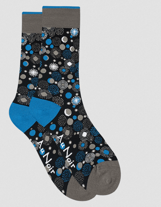 Chaussettes Au Noir | Noir/Royal