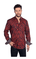Mizumi Shirt Long Sleeve | Burgandy - Caswell's Fine Menswear