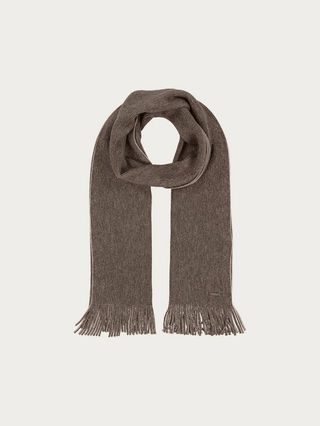 Bugatti Raschel Scarf Made From Pure Wool | Camel - Caswell's Fine Menswear