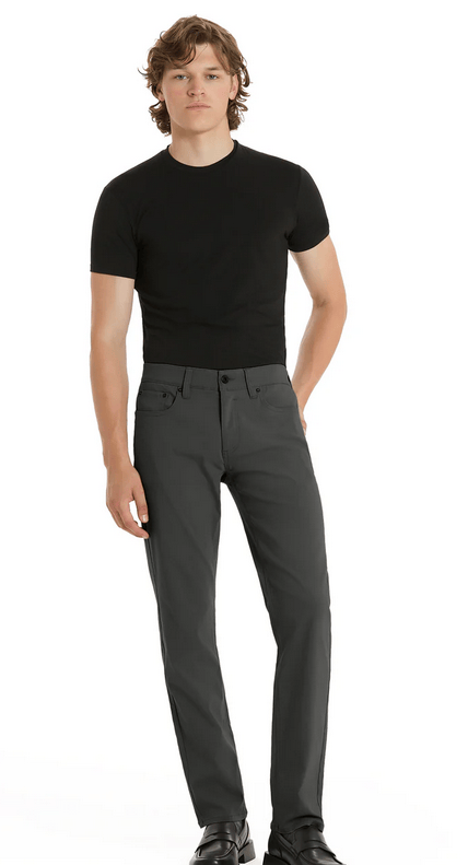 Point Zero GRANT Super Flex Stretch Pants | Charcoal - Caswell's Fine Menswear