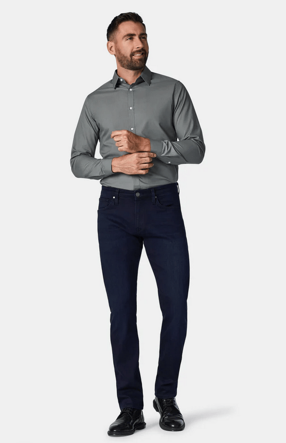 34 Heritage Cool Tapered Leg Pants in Ink Rome - Caswell's Fine Menswear