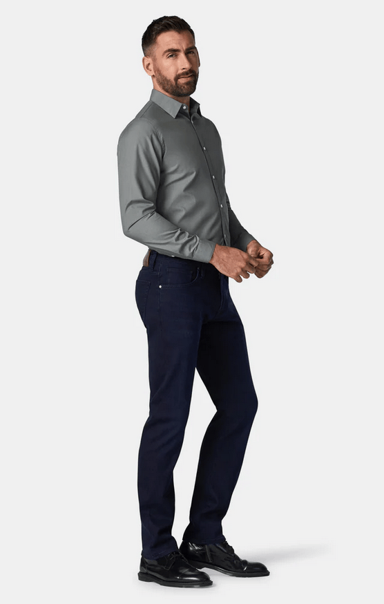 34 Heritage Cool Tapered Leg Pants in Ink Rome - Caswell's Fine Menswear