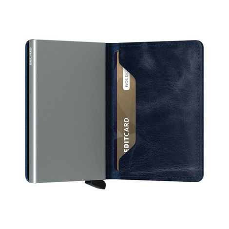 Secrid Slimwallet Vintage Blue - Caswell's Fine Menswear