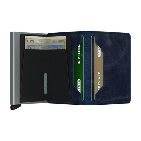 Secrid Slimwallet Vintage Blue - Caswell's Fine Menswear