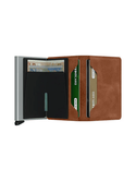 Secrid Slimwallet Vintage Congac/Silver - Caswell's Fine Menswear