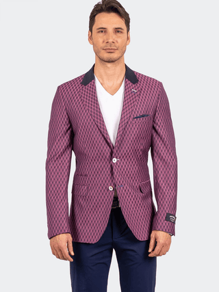Maceoo Blazer Socrate EvoResistance11 | Pink - Caswell's Fine Menswear